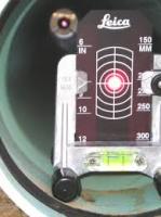 Vnitřní terč MALÝ pro potrubní laser Leica Piper