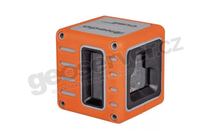 Cube je zelený křízový laser s přesností +/- 3mm / 10m a dosahem 25m