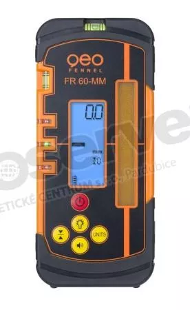 FR 60-MM - přijímač pro rotační lasery s červeným i zeleným paprskem