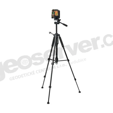 Geo1X GREEN SET zeleného křížového laseru a klikového fotostativu 55 - 150 cm
