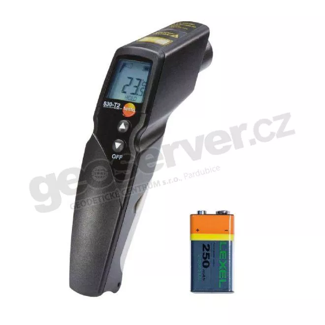 Infraerven teplomr s dvoubodovm laserem testo 830-T2