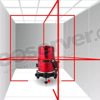 Kov laser GP-5105H s magnetickm kompenztorem, 360 stup, pesnost 1mm