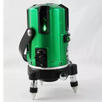 Křížový laser RY-M151G, kompenzátor, zelený paprsek, 360 stupňů, přesnost 1mm