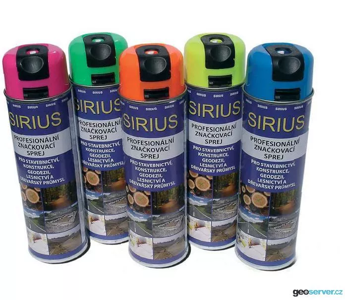 Reflexní sprej Sirius 500 ml Sirius - žlutý