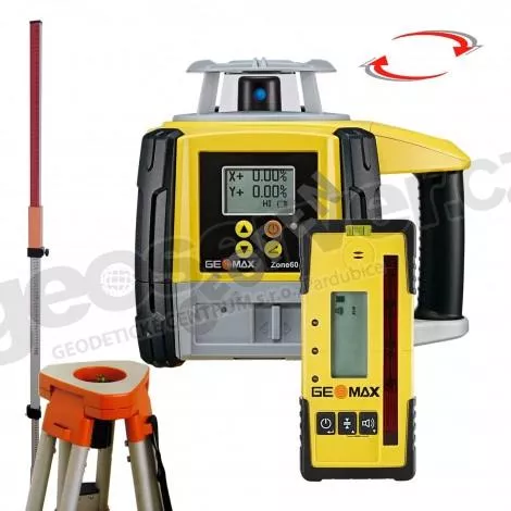 Rotační laser Geomax Zone 60 HG Pro sada