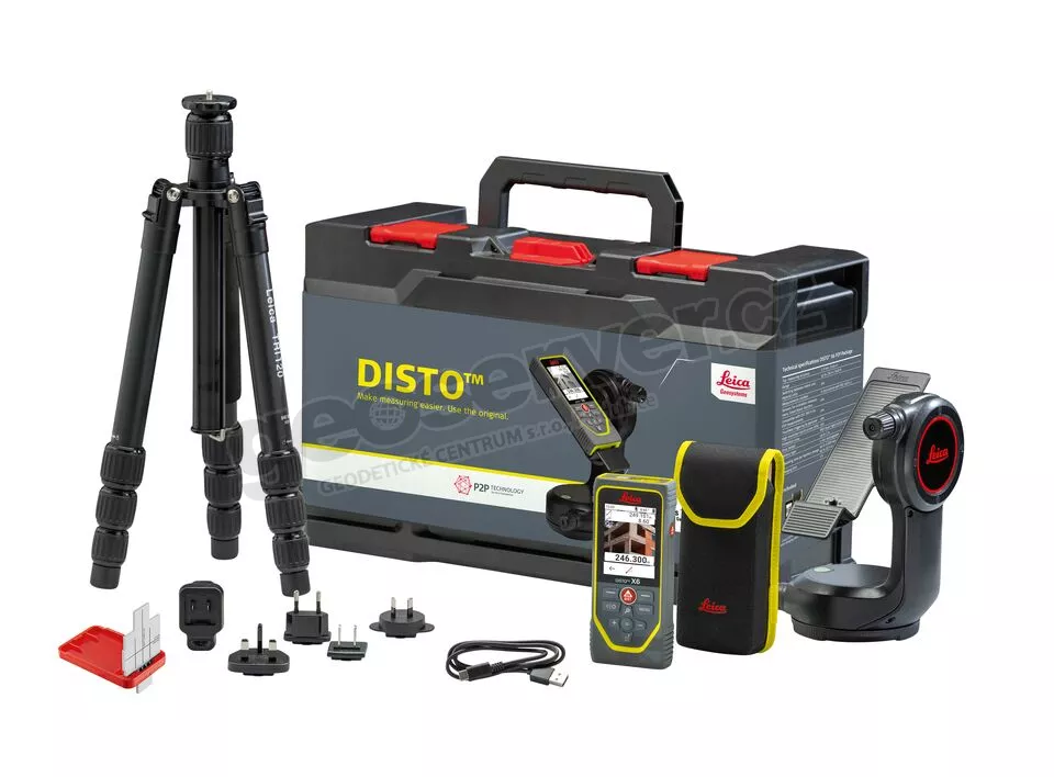 Sada pro P2P laserového dálkoměru Leica DISTO X6, DST360 X a TRI120