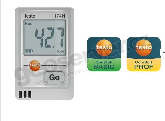 testo 174 H - Miniaturní záznamník pro měření teploty a vlhkosti 