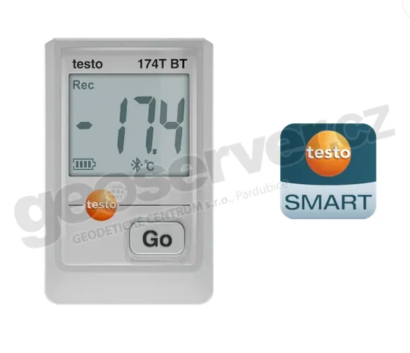 testo 174 T BT - Miniaturní záznamník pro měření teploty s Bluetooth® a připojením k aplikaci