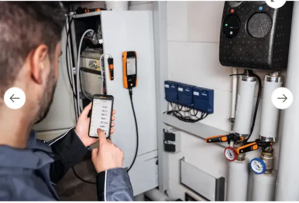 testo 300 Longlife sada 1 - Analyzátor spalin (O2, CO až do 4,000 ppm, NO – možnost)
