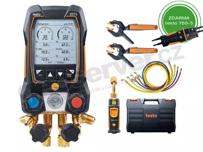 testo 557s Chytr sada pro vakuum velk